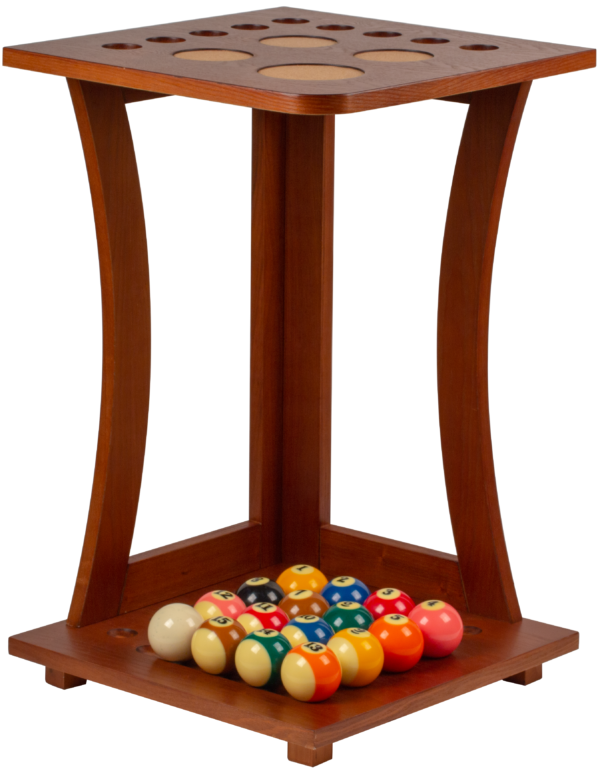 Deluxe 9 Cue Floor Rack - Chocolate Deluxe 9 Cue Floor Rack - Chocolate